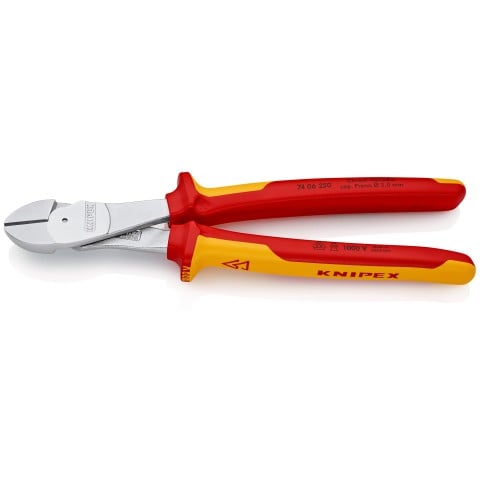 Knipex Ojačane Bočne Ščipalke 250 mm 1000V KNIP74 06 250