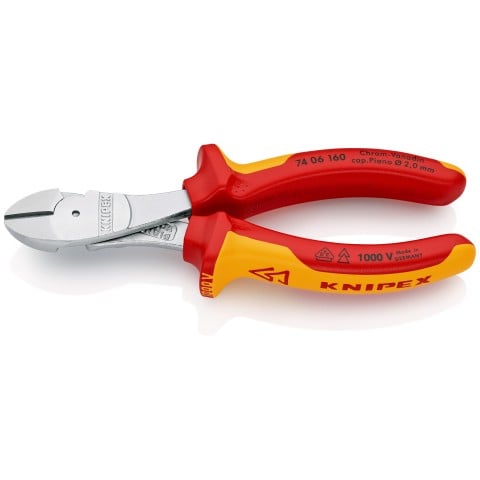 Knipex Ojačane VDE Bočne Rezalne Klešče 160 mm