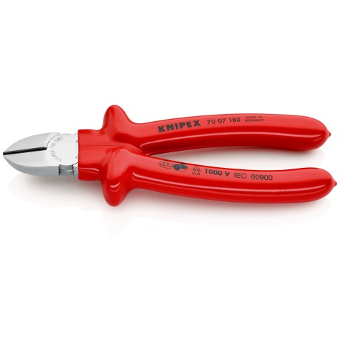 Knipex Bočne ščipalke 180 mm, izolirane 1000 V