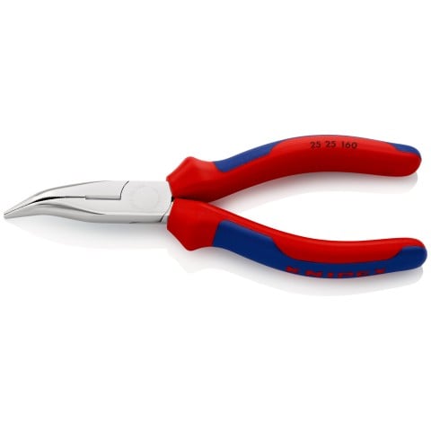 Knipex polokrogle špičaste ukrivljene klešče, 160 mm