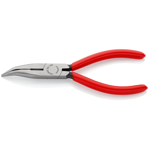 Knipex Polokrogle klešče z ukrivljenimi konicami, 160 mm