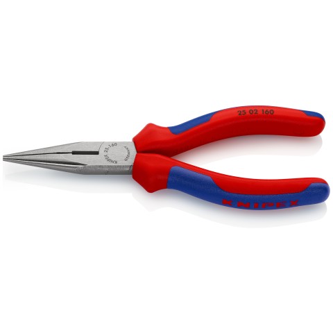 Knipex Polokrogle klešče s špičastimi čeljustmi 160 mm