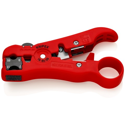 Knipex 16 60 06 SB Striper za koaksialne in telefonske kable
