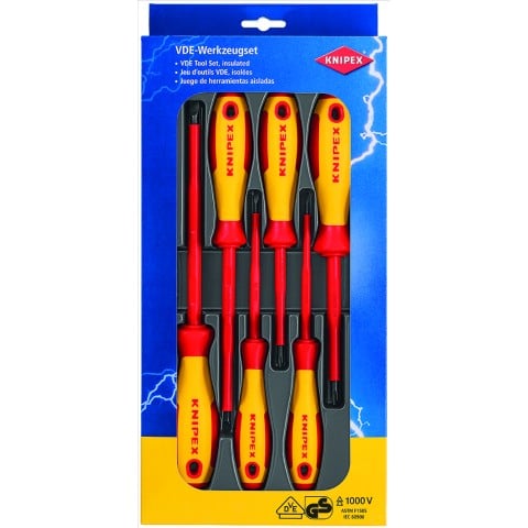 Knipex Komplet izoliranih izvijačev 1000 V, 6-delni (98 20 30)