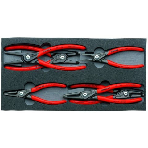 Knipex Set preciznih seger klešč, 6 kosov, v penastem vložku