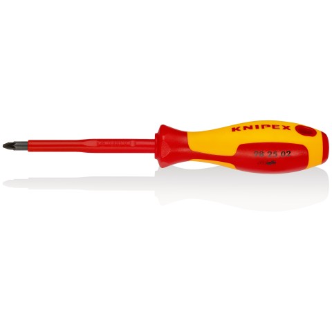 Knipex VDE križni izvijač PZ2x100mm, izoliran do 1000V