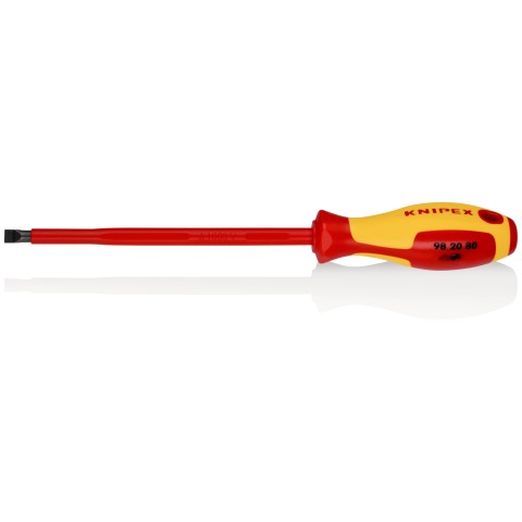 Knipex ploščati izvijač 8,0x180mm izoliran 1000V