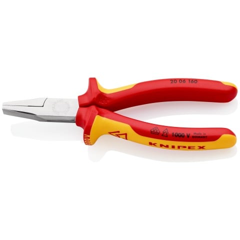 Knipex Ploščate klešče 160mm, izolirane 1000V