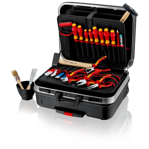 Knipex Komplet orodja za električarje v ABS kovčku, 24 kosov, VDE testiran Knipex Komplet orodja za električarje v ABS kovčku, 24 kosov, VDE testiran
