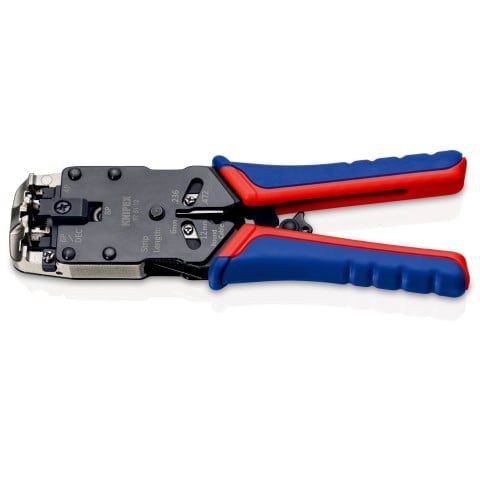 Knipex Krimpalne klešče 97 51 12 za 4-, 6- in 8-polne RJ konektorje