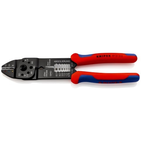 Knipex Klešče za stiskanje izoliranih kabelskih sponk 0,75-6 mm²