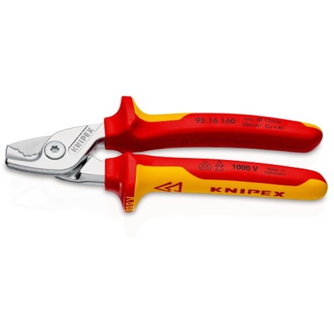 Knipex StepCut 95 16 160 VDE Klešče za kable, 160 mm, Ø 15 mm / 50 mm²