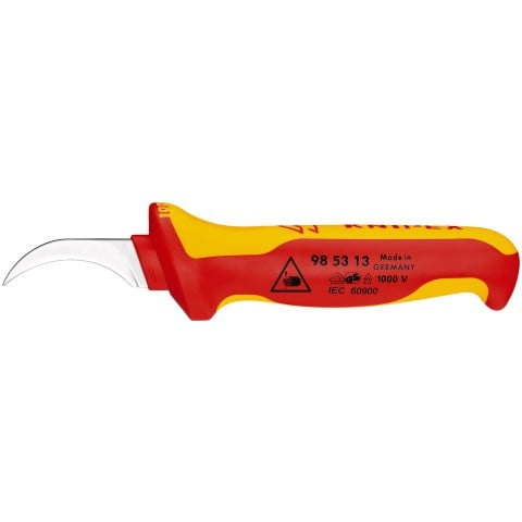 Knipex VDE Nož za kable 50mm, izoliran do 1000V Knipex VDE Nož za kable 50mm, izoliran do 1000V
