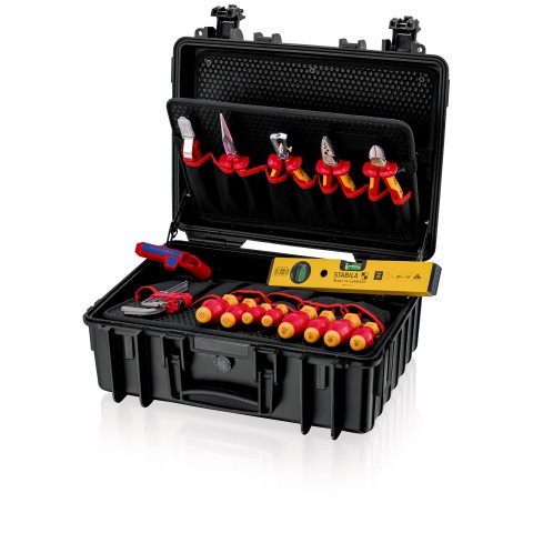Knipex Robust 23 Start Electric: Profesionalni kovček za orodje, 24-delni