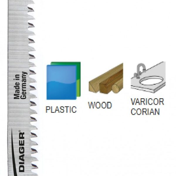 List za vbodno žago za les in PVC, 2,5x117 mm, 5 kosov