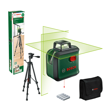 Zeleni Bosch AdvancedLevel360 Set križni laser 360° Zeleni Bosch AdvancedLevel360 Set križni laser 360°