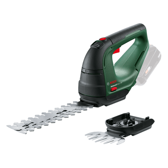 Zeleni Bosch AdvancedShear 18V-10 akumulatorske škarje za travo in grmovje (solo orodje)
