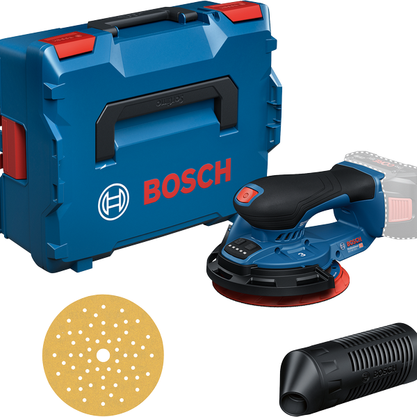 PLAVI BOSCH GEX 18V-150-3 Akumulatorski ekscentrični brusilnik, 150 mm