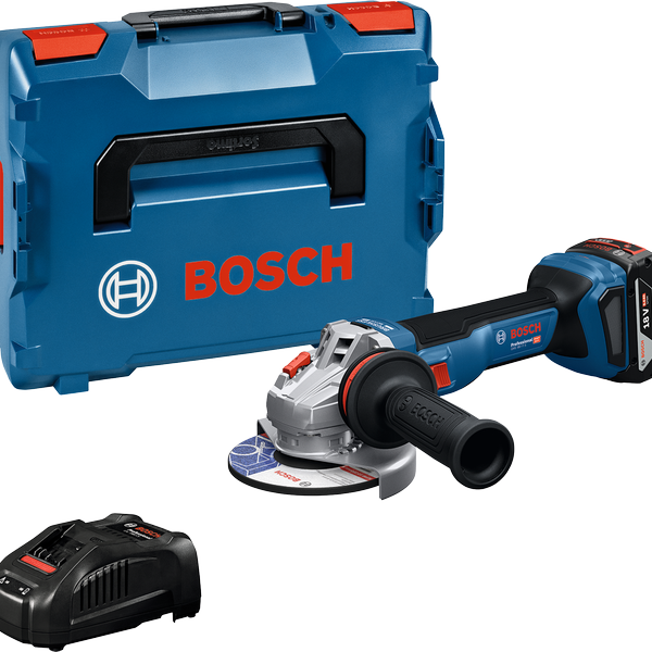 PLAVI BOSCH Akumulatorski kotni brusilnik PRO GWS 18V-11 S, 18V, 125 mm (v L-BOXX-u)