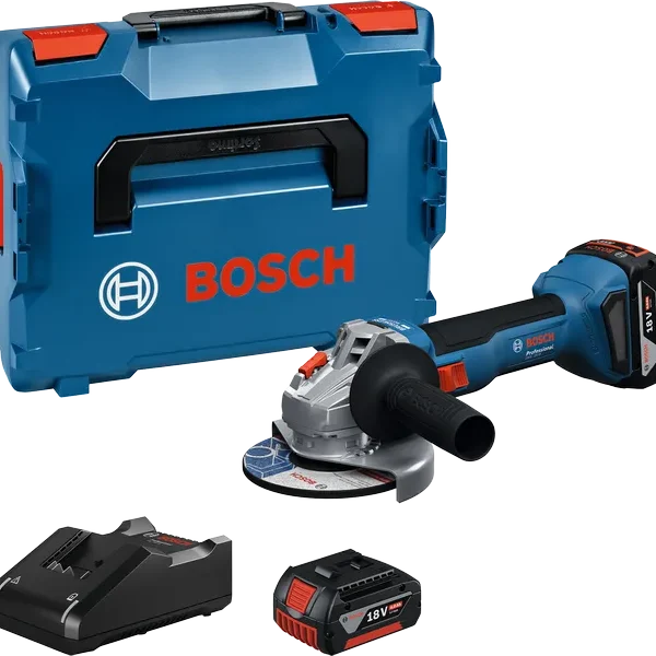 PLAVI BOSCH Akumulatorski kotni brusilnik GWS 18V-8, 18V (v L-BOXX-u 136)