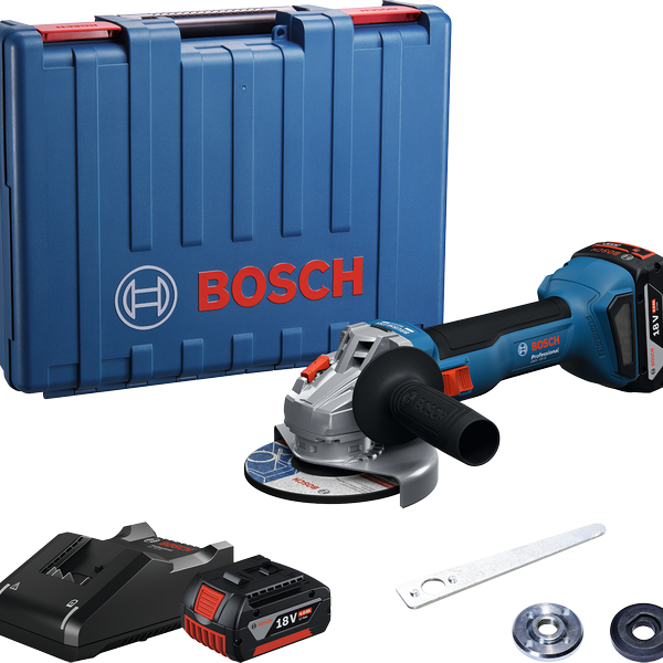 PLAVI BOSCH PRO GWS 18V-8 Akumulatorski kotni brusilnik, 18V