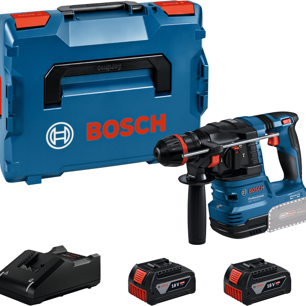 PLAVI BOSCH GBH 18V-22 X akumulatorsko vrtalno kladivo z ONECHUCK vpenjalno glavo