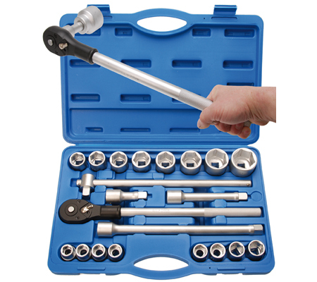 BGS Set nasadnih ključev 3/4", 20-delni, 19-48 mm