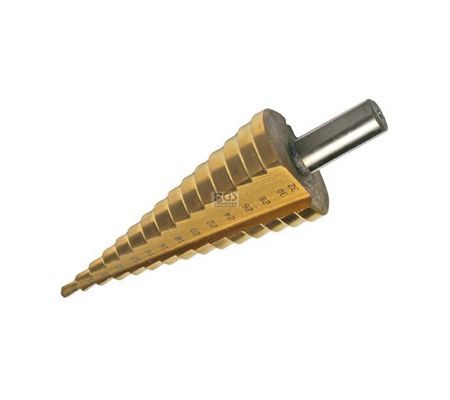 BGS stopničasti sveder 4-32 mm, titan-nitriran