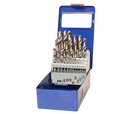 BGS Set svedrov za kovino HSS, 1-13 mm, 25-delni