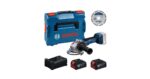 Bosch GWS 18V-11 S Akumulatorski kotni brusilnik (2x 5,0 Ah)