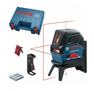 PLAVI BOSCH Križni laser GCL 2-50+RM1+BM3 na baterije AA