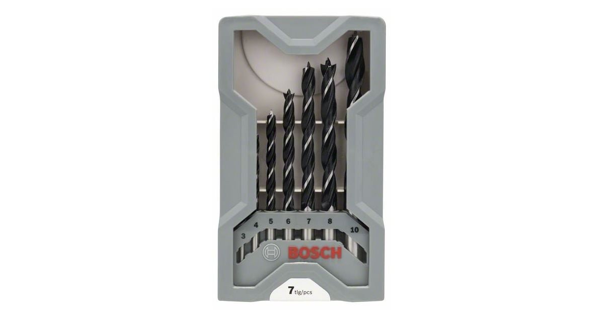 BOSCH set svedrov za les, 7-delni (3, 4, 5, 6, 7, 8, 10 mm) BOSCH set svedrov za les, 7-delni (3, 4, 5, 6, 7, 8, 10 mm)