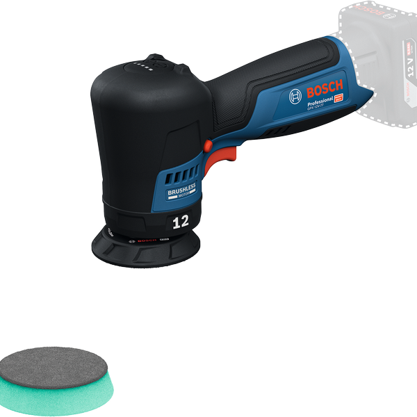 PLAVI BOSCH Akumulatorski polirni stroj GPX 12V-77, 77 mm