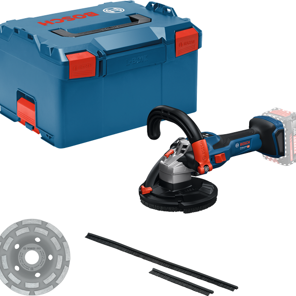 PLAVI BOSCH Akumulatorski brusilnik za beton GBR 18V-15 S (v L-BOXX-u 238)