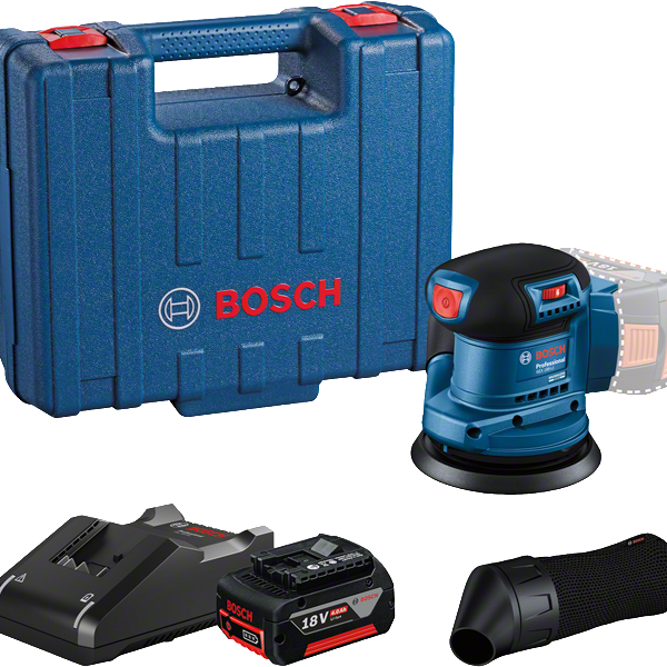 PLAVI BOSCH PRO GEX 185-LI Akumulatorski ekscentrični brusilnik 18V, 125mm