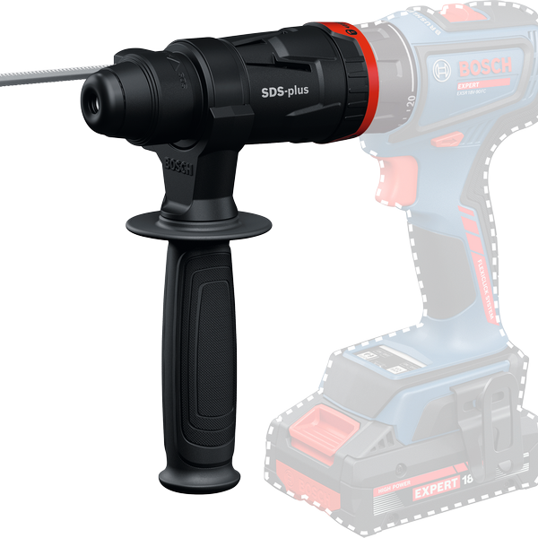PLAVI BOSCH GFA 18-H FlexiClick adapter za SDS plus vrtanje, 1.0 J