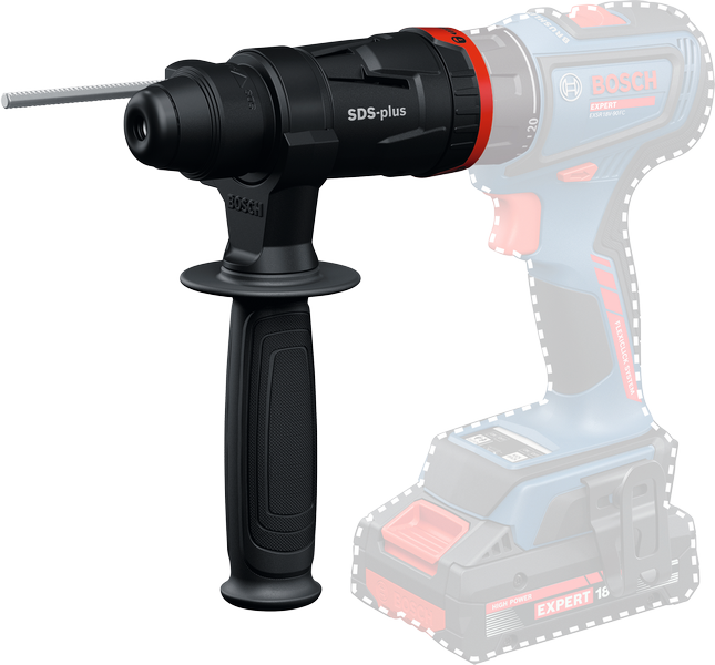 PLAVI BOSCH GFA 18-H FlexiClick adapter za SDS plus vrtanje, 1.0 J PLAVI BOSCH GFA 18-H FlexiClick adapter za SDS plus vrtanje, 1.0 J