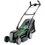 Zeleni Bosch UniversalRotak 2x18V-37 akumulatorska kosilnica SOLO