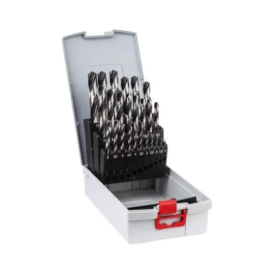 PLAVI BOSCH Komplet spiralnih svedrov HSS PointTeQ, 25 kosov, 1-13 mm PLAVI BOSCH Komplet spiralnih svedrov HSS PointTeQ, 25 kosov, 1-13 mm