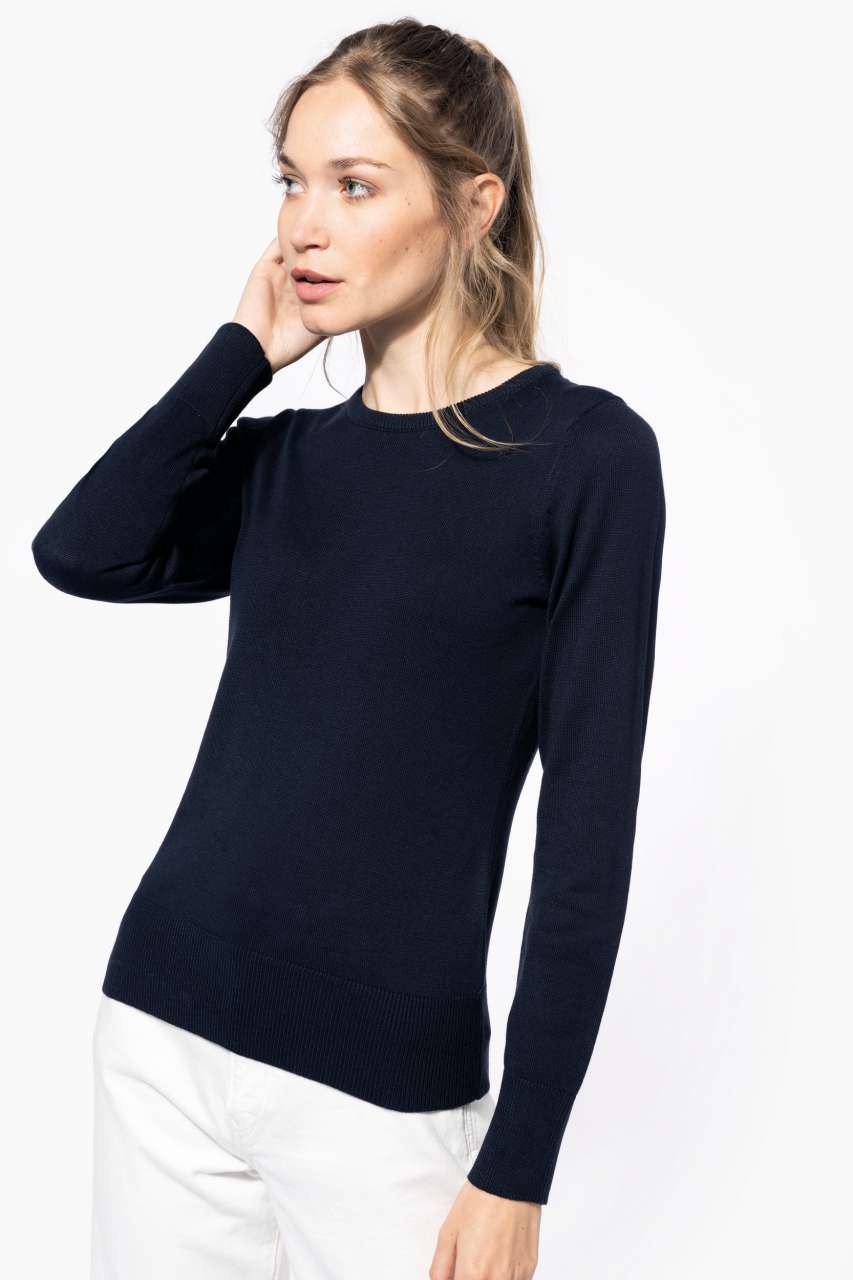 Kariban Ženski pulover KA968, bombaž/akril, 290 g/m², črn Kariban Ženski pulover KA968, bombaž/akril, 290 g/m², črn