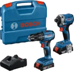Bosch Professional Komplet akumulatorskega orodja 18V (GDR 18V-215 + GSB 185-LI)