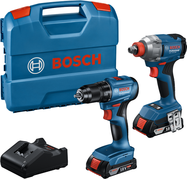 PLAVI BOSCH Akumulatorski set GDX 18V-285 + GSR 185-LI, 2x2,0Ah PLAVI BOSCH Akumulatorski set GDX 18V-285 + GSR 185-LI, 2x2,0Ah
