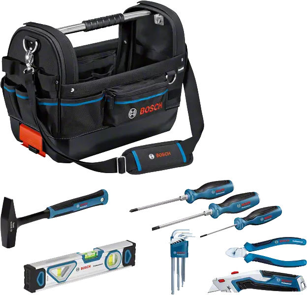Bosch Professional GWT 20 Torba in 17-delni Set Ročnega Orodja Bosch Professional GWT 20 Torba in 17-delni Set Ročnega Orodja