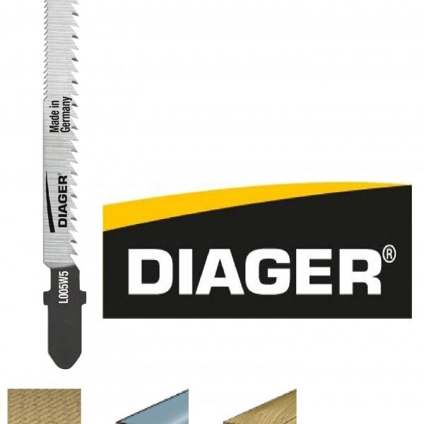 Diager list za vbodno žago za les 2,5x100mm, 5 kosov (L005W5)