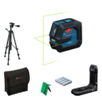 Bosch Professional GLL 20-22 G križni laserski nivelir, zelena linija, IP65, s stativom in AA baterijami