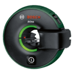 Zeleni Bosch Atino laserski nivelir 360° z merilnim trakom