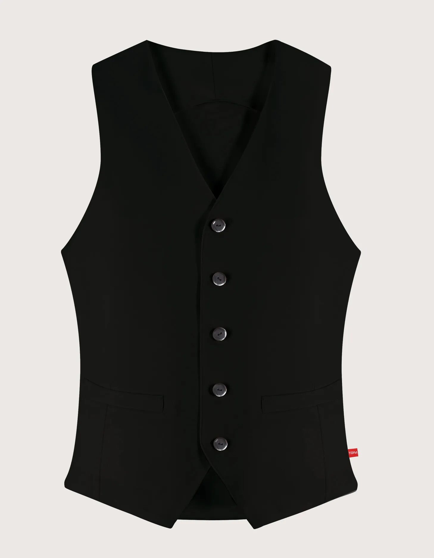 Toma Youniform MARVIN Unisex gostinski brezrokavnik, črn, 100% poliester Toma Youniform MARVIN Unisex gostinski brezrokavnik, črn, 100% poliester