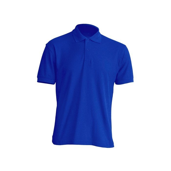 Moška polo majica s kratkimi rokavi, royal modra, 100% bombaž Moška polo majica s kratkimi rokavi, royal modra, 100% bombaž