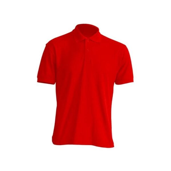 Moška polo majica, rdeča, 100% bombaž, 180 g/m²