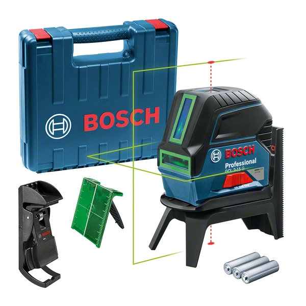 PLAVI BOSCH GCL 2-15 G Kombinirani laser z zelenim žarkom